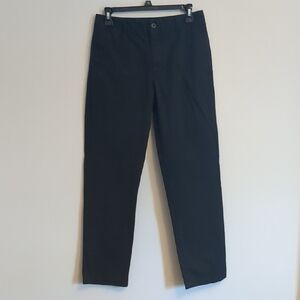 Polo Ralph Lauren Boys Youth Black Cotton Straight Leg Dress Pants Slack Size 18